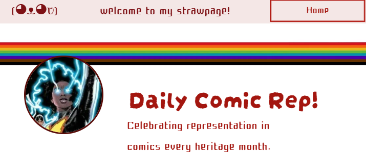 Daily Comic Representation (Current Month: Pride) tweet media