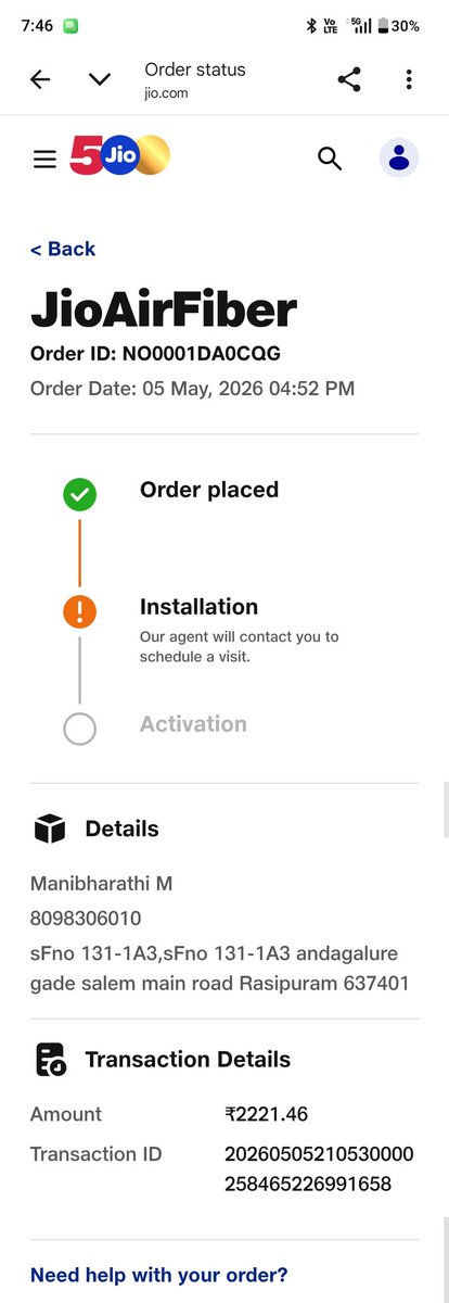 MManibharathiM's tweet photo. Over 30 days. Zero installation. Endless excuses.
@JioCare collected my money on 05-May-2026 for JioAirFiber and has still failed to install the connection.
Multiple appointments missed.
Multiple escalations ignored.
Local store unresponsive.
Customer support keeps repeating https://t.co/auaXuGGcvj