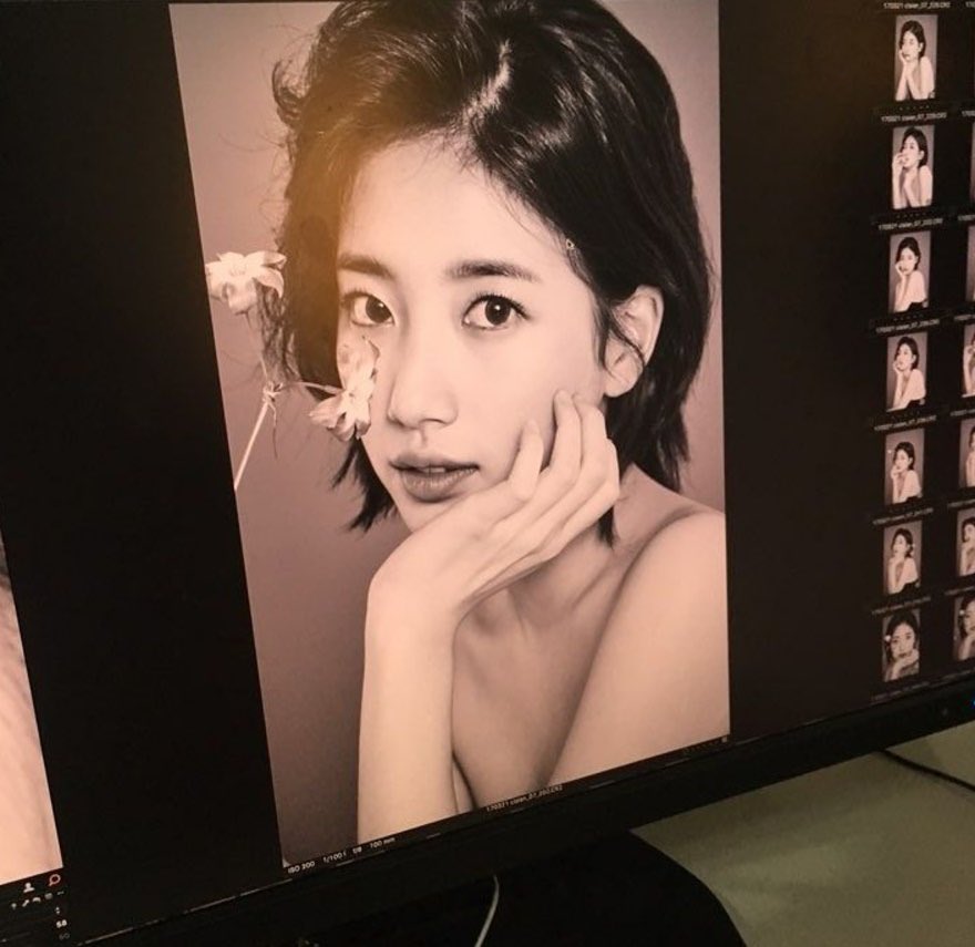 h0_0eeV's tweet photo. 단발 수지 여름청춘영화에서 튀어나온것같음 https://t.co/B039tUW2SG