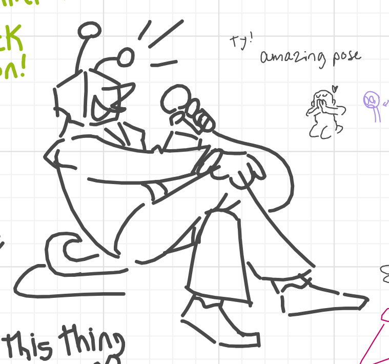 WWABroadcast's tweet photo. Spamton and Tenna on the whiteboard for today #deltarune https://t.co/w5OIXkKsKj