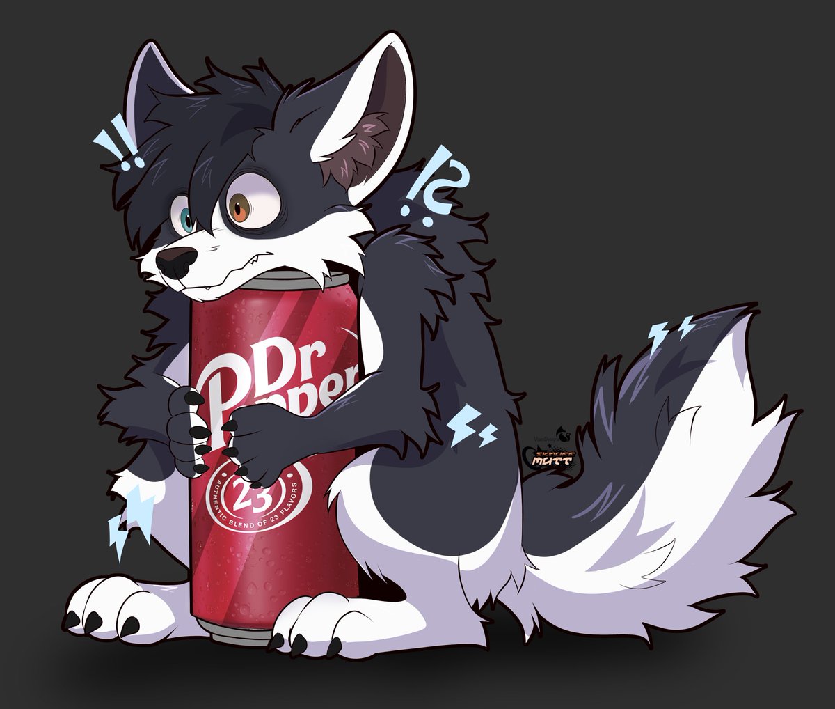 MarcusOreoHusky's tweet photo. What!?!?!?!? What do you mean I’m dehydrated???? I consult with my doctor everyday!!!!!

(Gift from my friend @Swartzfox1 ) https://t.co/vKBsn2UAPs