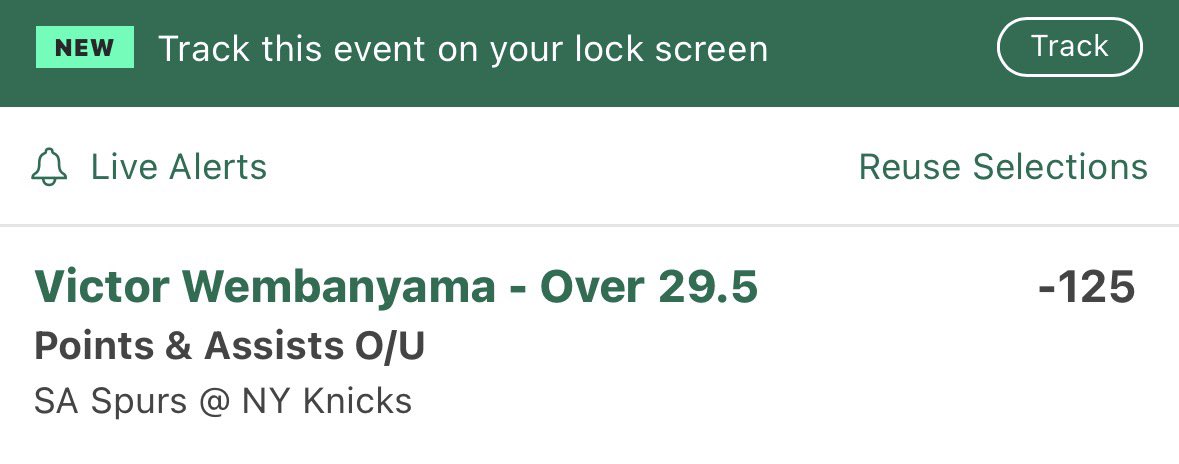 LocksMelo's tweet photo. Victor Wembanyama Over 29.5 PA
(-125) | 0.5u

Backing Wemby in a must-win Game 3 spot.

Despite the two losses, he attempted 20+ field goals in each of the first two games and remains the clear focal point of San Antonio’s offense. When attempting 17+ FGA, he’s cleared this line in 7/9 postseason games, averaging 32.6 PA. He’s also gone over in all of those 3 road playoff games, averaging 38 PA.

What stands out most is his mindset heading into this game. After falling behind 0-2, Wembanyama embraced the pressure rather than shying away from it:

“This is everything that I wished for… this is what I’m built for.”

He also isn’t concerned about the hostile NY environment:

“Isolating myself is something I’ve practiced over the years. I’m good at it. Not a problem.”

With his expected shot volume, and a team desperately needing a response, I like Wemby to bounce back and stuff the stat sheet tonight.

#NBAFinals