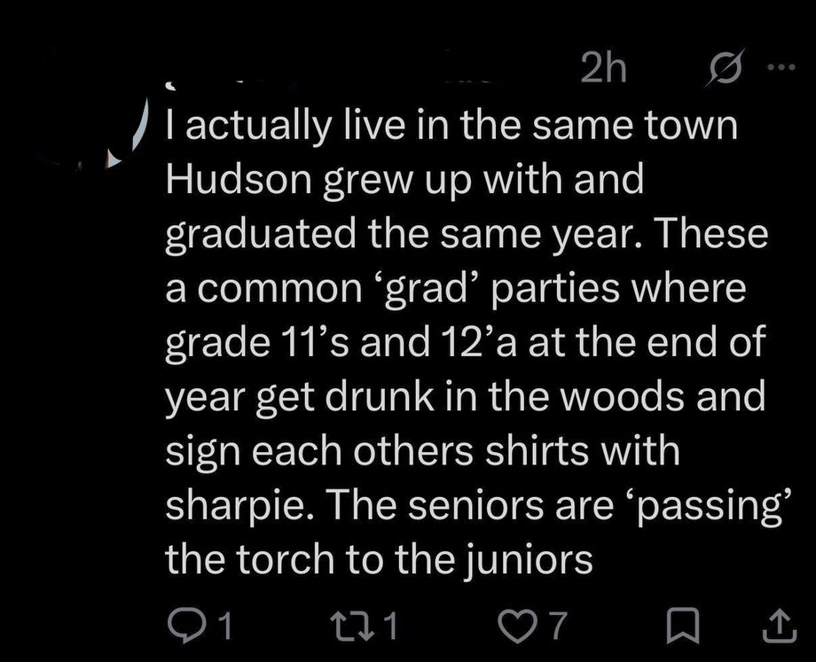 Namya_Hudville's tweet photo. Someone shared even more context btw. Censoring info just so haters don't go to harass them hopefully. So it confirms what we were saying about this high school that was probably not a safe place at all for him. Which he already hinted at several times in interviews too. https://t.co/tHwdrqTB2H