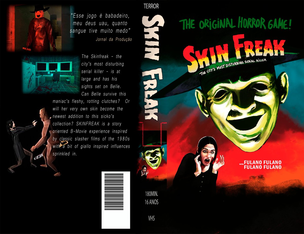 mistalaarts's tweet photo. thread de fitas do #CellbitEscapa Locadora VHS 📼 
(pré alterações dos puzzles ehehe)

skin freak https://t.co/qGG5VarYF7