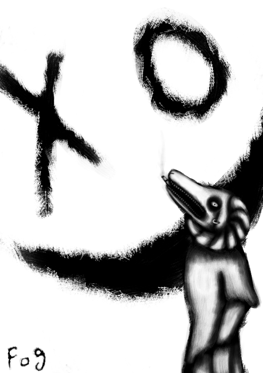 bonefog64's tweet photo. Our little guy has grown up a bit

#horror #artwork #oc https://t.co/6a1fAS792m