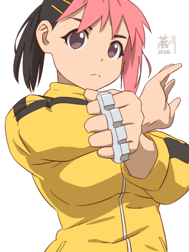 髪色一部ピンクでハナちゃん。もっと出番あると思ってた #黄泉のツガイ 