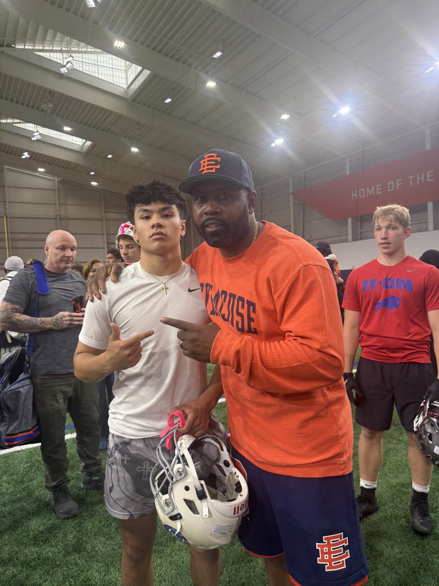 MaxMcelhone's tweet photo. Thank you Syracuse for having me today. Grateful to learn and compete.@Coach_Gattis @CoachWatkCUSE @CoachEMarcCuse @AMannicciCuse @FranBrownCuse https://t.co/f7UeCsI0vq