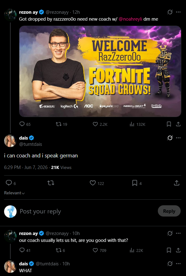 userisjr's tweet photo. Top 3 tweets in Fortnite history btw https://t.co/UBoENpPVJz