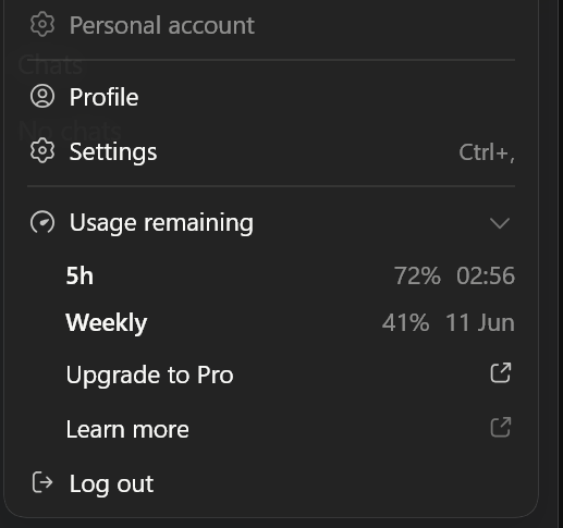 x_aluneth's tweet photo. @thsottiaux my quota is going down on its own, i have: Zero ongoing tasks, Zero prompts in GPT web, Zero scheduled tasks and only ONE active session. nothing should be draining quota at all  times for the screenshots are 23:12:54 / 23:16:14 / 23:27:09 / 23:30:22 https://t.co/GDYZ98Ahi9