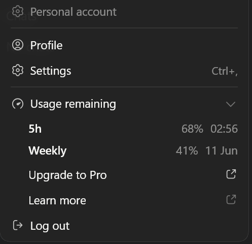 x_aluneth's tweet photo. @thsottiaux my quota is going down on its own, i have: Zero ongoing tasks, Zero prompts in GPT web, Zero scheduled tasks and only ONE active session. nothing should be draining quota at all  times for the screenshots are 23:12:54 / 23:16:14 / 23:27:09 / 23:30:22 https://t.co/GDYZ98Ahi9