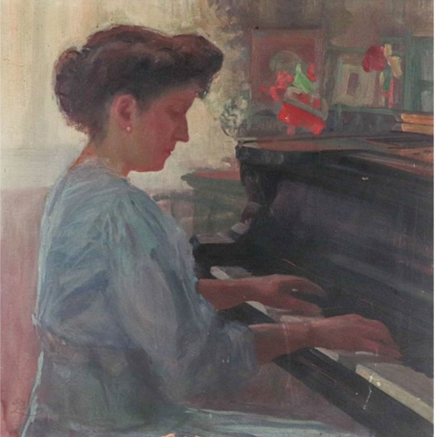 OrpheusL's tweet photo. Luigi #Rossetti (1881-1912)
- Ragazza al Pianoforte (1909)
#musicpaintings #art #8giugno #June8 #8Juin #8Juni #8Junio #8Junho #Buongiorno #goodmorning #BuenosDias #GutenMorgen https://t.co/FyeF5tq3aK