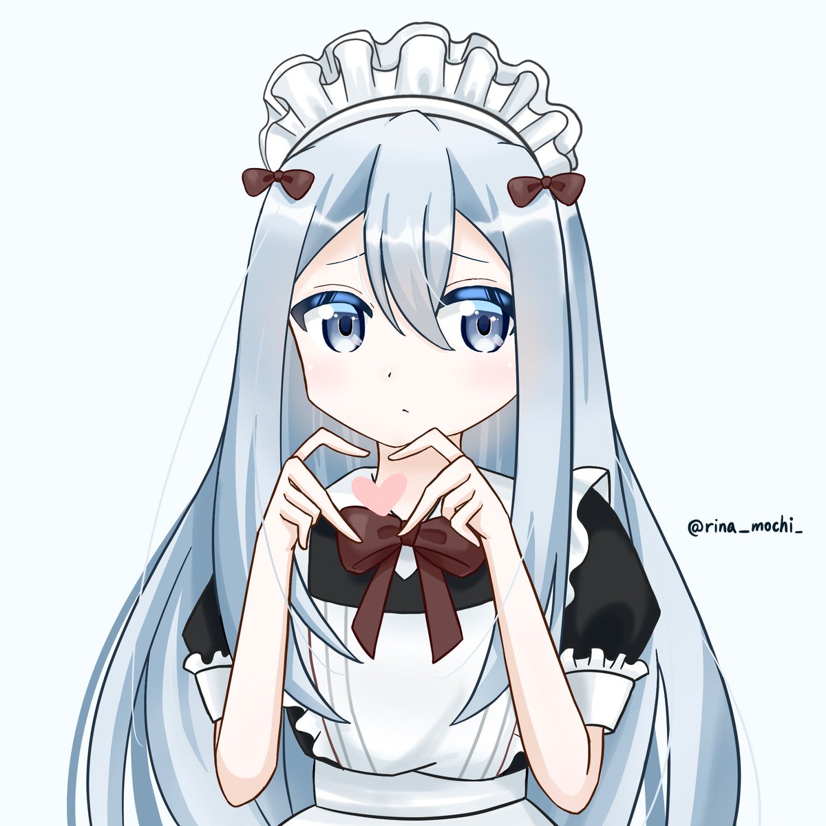 rina_mochi_'s tweet photo. メイド服の奏ちゃん
#宵崎奏 #prsk_FA https://t.co/hLEpinvnsL
