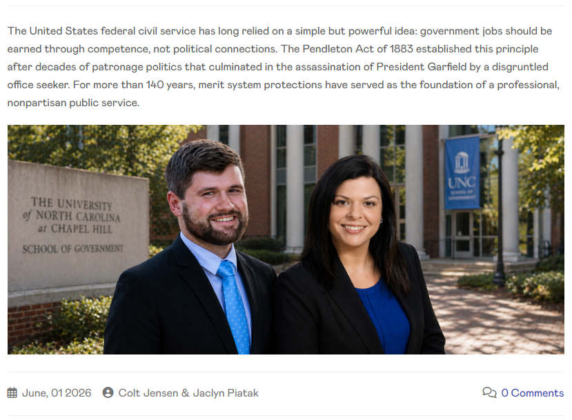 ESADEgov's tweet photo. Why merit system protections matter, and who supports them?
https://t.co/hZhJH0Ng59
@colt_jensen_ https://t.co/htNScTg4CJ