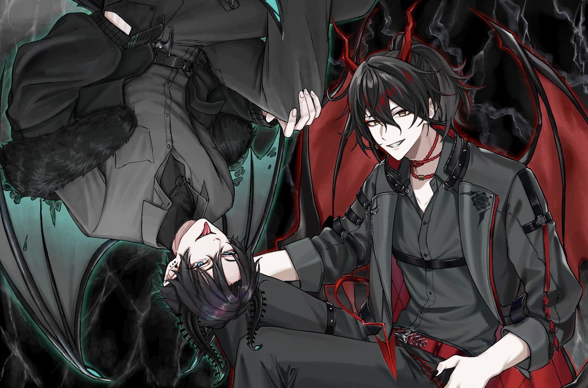 Tai_hijiki's tweet photo. 合作感謝〜！😈
このビジュ本当に好きで🫶💕
#RenZottoArt #Akurylic https://t.co/q6vHxOIMuA