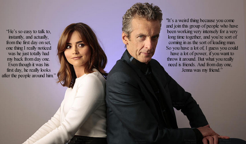 brinatello's tweet photo. โจ For #BestFriendsDay, I made these a few years back of #PeterCapaldi (#TwelfthDoctor) and @Jenna_Coleman_ (#ClaraOswald) becoming good friends during #DoctorWho and staying in touch after leaving the show. They are inspirational human beings. ๐ฅฐ๐ #NationalBestFriendsDay ๐๐โจ https://t.co/W8pb0fmPCJ