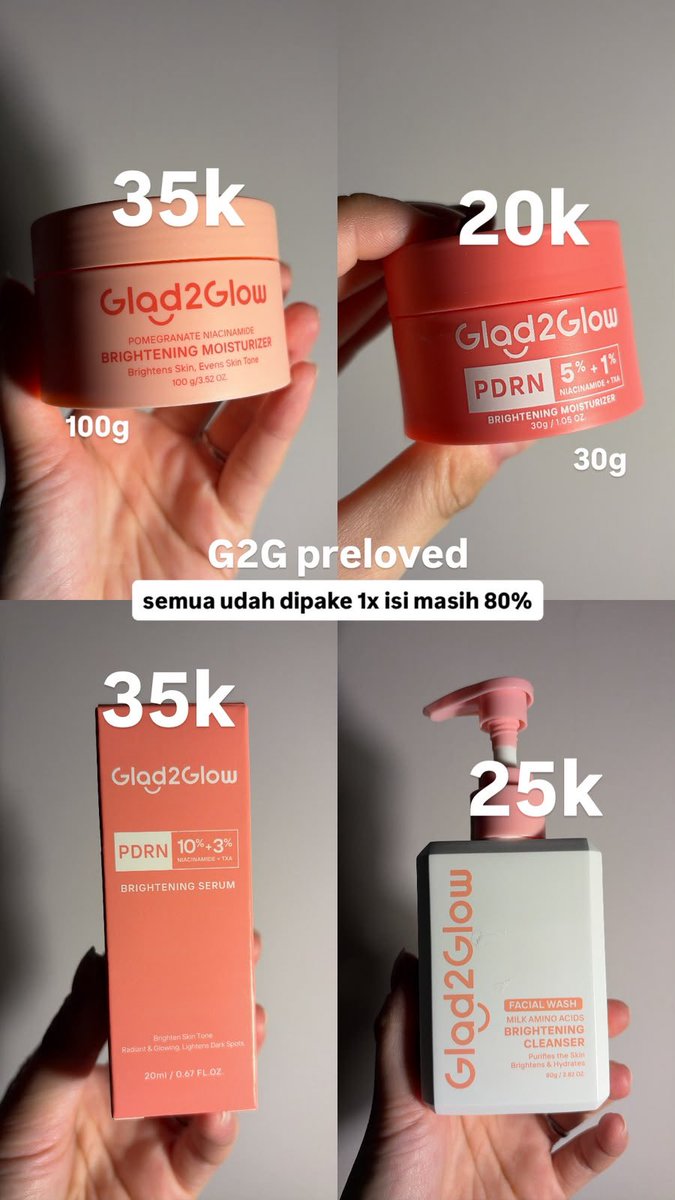 stroberiiw's tweet photo. jual skincare &amp; makeup new &amp; preloved karena kebanyakan, jual murah ajaa, minat dm yaww #zonauang #wts #prelovedskincare #prelovedmakeup https://t.co/Zpji9WADhT