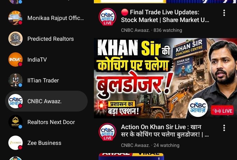 ImRuhela25's tweet photo. CNBC Awaaz ka thumbnail dekho 

#khansir https://t.co/wSCMC9sdsL