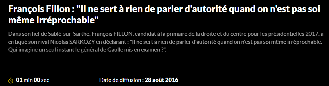 BoudiaSM's tweet photo. @hadj_benam75432 @AbedCharef Fillon disait "Il ne sert à rien de parler d'autorité quand on n'est pas soi-même irréprochable" 08/2016, référence aux affaires judiciaires de Sarko. Juste après 01/2017, Penelope gate, pas si clean Fillon. 03/2017 costumes de luxe. Bref, ça l'a plongé.
C'est ça le parallèle https://t.co/priXinGSB1