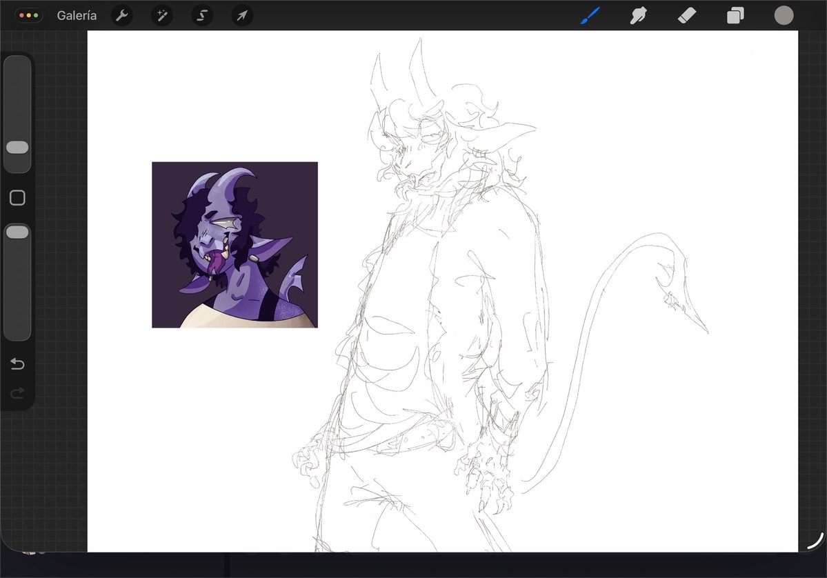 edentastic's tweet photo. tiefling oc redesign. come back nowhere i miss you https://t.co/5yCWfT5J2w