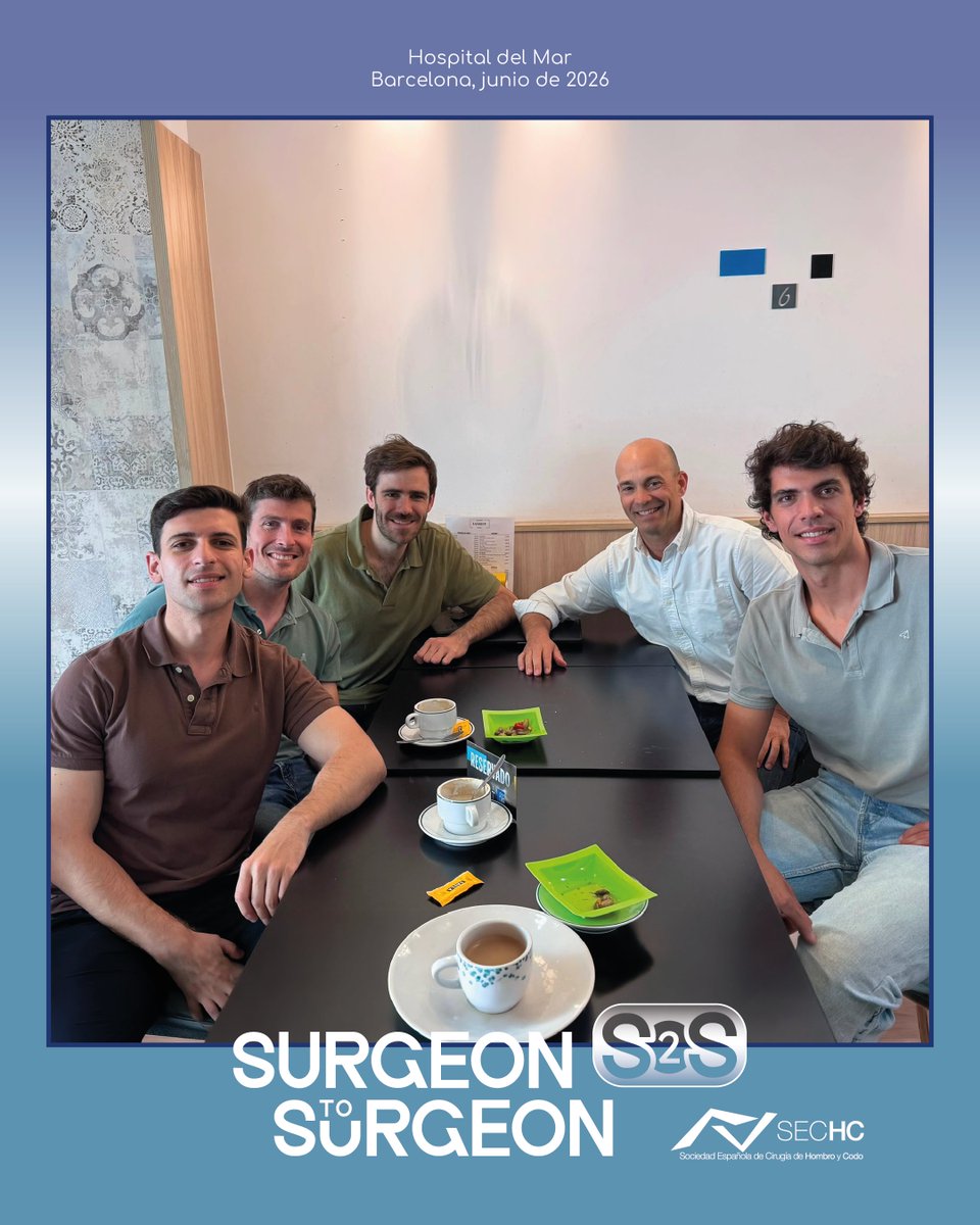 sechc_oficial's tweet photo. ¡Cuarta jornada de 🔵SURGEON TO SURGEON🔵!

En esta ocasión fue diferente. La cirugía tuvo que ser suspendida por enfermedad pulmonar de la paciente.

Luis Palacios, Carlos Arrieta y David Mayorga han participado en Hospital del Mar, en Barcelona, coordinados por Fernando Santana https://t.co/w6arl0P0fk