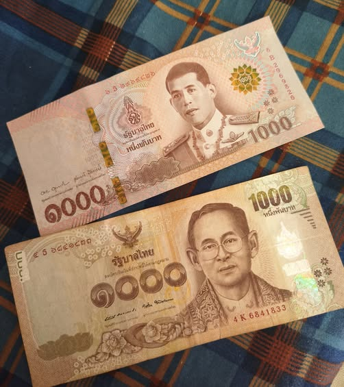 Greendorje's tweet photo. According to local news sources, counterfeit notes worth 1,000 Thai Baht have been found in shops and money transfer businesses in Myawaddy Township, Myawaddy and Shy Kok Kol area on the Thai-Karen border. https://t.co/8WoTI5nCg4