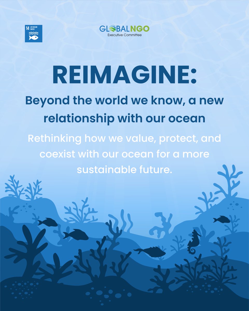gnec_ngo's tweet photo. This World Oceans Day🌊, we’re reminded of the importance of protecting our oceans for future generations.

By being mindful of how we interact with and care for marine ecosystems, we can help build a more sustainable future for people and planet🐳🩵

#WorldOceansDay #SDG14 #GNEC https://t.co/xird5WdaYV
