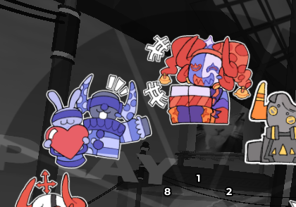 touphfu's tweet photo. CLOWNJESTER STICKERS YO!! https://t.co/H1OYuOSvx7