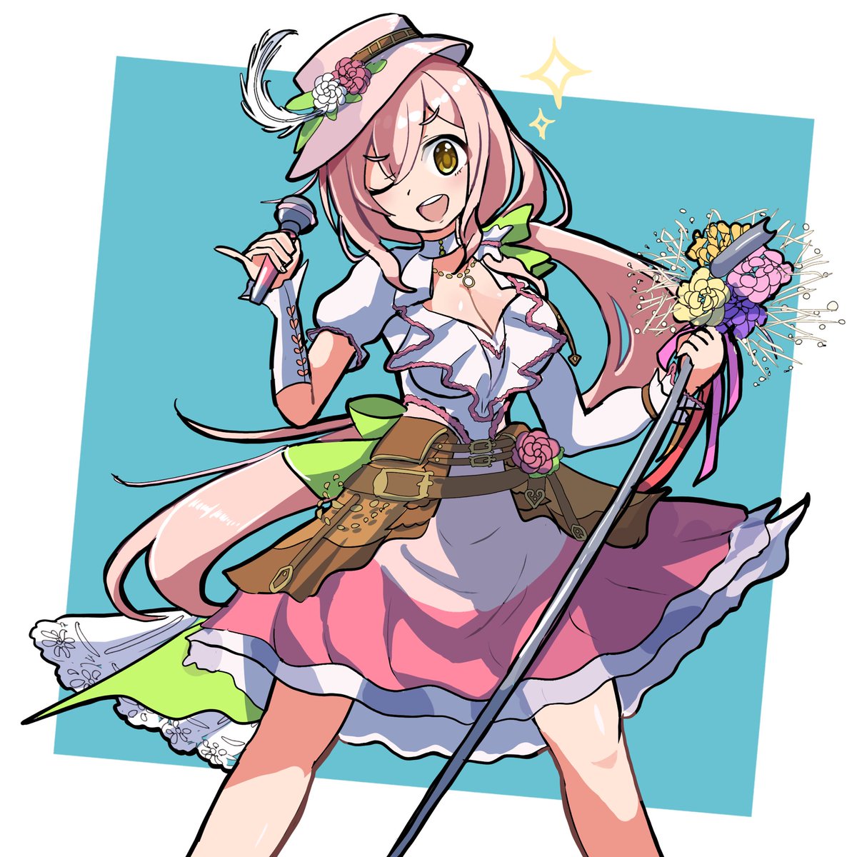 AzBeats482's tweet photo. セレブレイト・スターレイル、好きすぎるので西園寺琴歌姫描いた！✨ https://t.co/oOGvvVbo7i