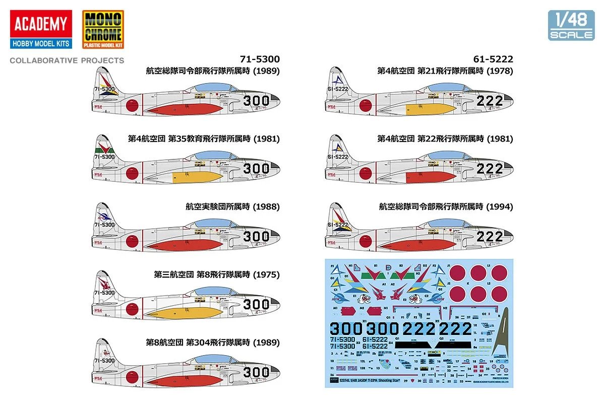 プラモデル新商品】モノクローム Academy(アカデミー) 1/48 航空自衛隊