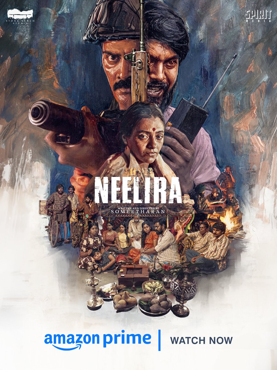 karthiksubbaraj's tweet photo. Watch #Neelira Now Streaming on @PrimeVideoIN

Catch the gritty drama directed by
@someeth on a screen near you

@RanaDaggubati @kaarthekeyens @stonebenchers @SpiritMediaIN https://t.co/Fecv5To8QO