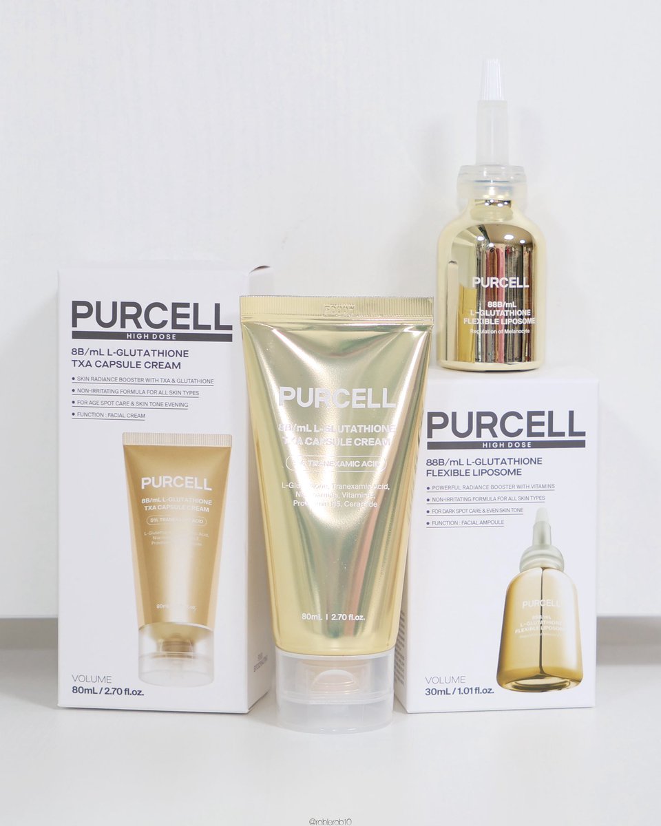 roblerob10's tweet photo. #광고 #RT이벤트 @purcell_seoul 
 
트러블흔적과 잡티가 고민이라면 주목❣️ 민감 피부도 데일리로 바르기 좋은 미백 스킨 케어 꿀조합…🤍
 
#RT 추첨 5분께 절대 미백 조합 부스팅
퍼셀 글루타치온 앰플 + TXA 크림✨ 둘 다 보내드려요!
 
퍼셀의 베스트 셀러 글루타치온 플렉서블 리포좀이 일명 투명톤업 미백앰플🤍로 입소문을 타면서, 저도 넘 궁금했는데요!! 이번에 새롭게 출시된 퍼셀 글루타치온 TXA 캡슐 크림과 함께 데일리 스킨케어로 사용해봤어요🫶🏻
 
사용할수록 전체적인 피부톤이 자연스럽고 투명하게 맑아지고, 평소에 신경 쓰였던 부분 색소침착 잡티가 점점 더 개선되는 게 느껴져서,, 찐으로 근본 미백 조합 탄생이다 감동함
 
자세한 리뷰는 타래로 이어서 보여드릴게요!
 
당첨자발표는 퍼셀 공식 계정에서 진행할 예정입니다😍