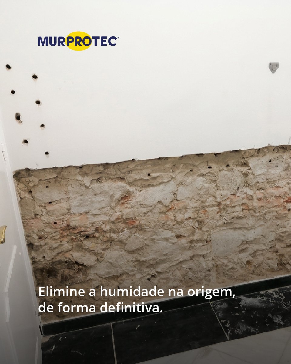 MurprotecPT's tweet photo. A tecnologia Murprotec foi desenvolvida para atuar diretamente na origem da humidade, e não apenas nos seus sinais visíveis.

Ao tratar capilaridade, infiltrações e condensação de forma específica, conseguimos resultados duradouros e adaptados a cada tipo de construção. https://t.co/tOKh3pp2jn