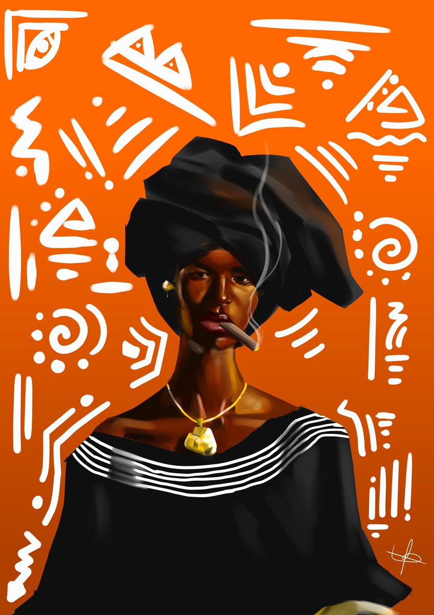 _Asante_k's tweet photo. New art!🖼️ 
Silent defiance! https://t.co/0hBI0uqfQP