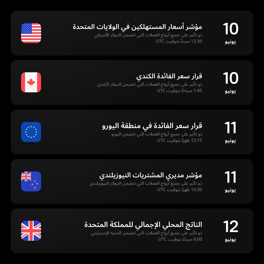 ar_olymptrade's tweet photo. إن الاطلاع على الأحداث الاقتصادية الرئيسية أمرًا بالغ الأهمية للتداول بناءً على الأخبار.
 
🗓 يقدم تقويمنا لمحة سريعة عن أهم محركات السوق خلال الأسبوع.

هل تخطط للتداول على أي من هذه الإصدارات؟ أعط هذا المنشور إعجابًا. https://t.co/k4Ol9jREc8