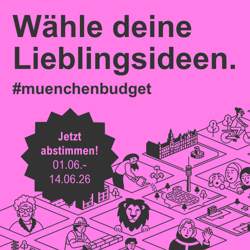 ScienceDialogue's tweet photo. #Bürgerbeteiligung im Kleinen: Eine Million Euro für Vorschläge, die #München ein Stück besser (&amp; #nachhaltiger) machen. 
Noch bis 14. Juni abstimmen!
https://t.co/j8yiResSO1 https://t.co/wOBhtfk2YR