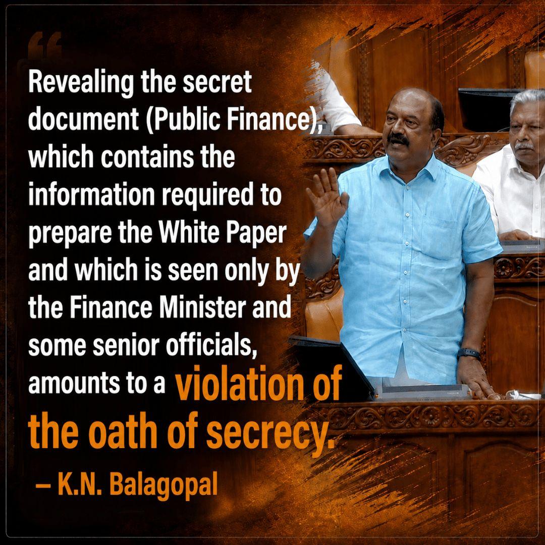 RajeevRC_X's tweet photo. It’s now clear why Keralam’s economy is a disaster - it’s because the politics of @INCIndia and @cpimspeak is a disaster.

As a 3-term Member of Parliament and Minister in Govt of India, I started my first ever term as MLA and entered the Assembly on June 1, 2026 

This session was eventful and amongst many new things, opened my eyes to the strange and almost disconnected politics of some in our Assembly.

The year is 2026, the world is entering #AIAge, children face new opportunities, businesses new challenges of AI and supply chains, investor look for competitive attractive destinations and what do you hear from some - CPM leaders who oppose white paper on economy saying "public finances" should be secret, senior leaders who are more comfortable talking about World War 2, Stalin and 1940s, Congress and CPM accusing each other of making BJP win (ignoring they are in alliance with each other and forgetting in a democracy people decides who win), ignore the real issues, economic and social emergency, with 0 development funds, 0 investments, 0 jobs and skyrocketing inflation.

Sad. Pathetic. Irresponsible.

It was an eye-opener for me since I had thought I had seen it all in my 18 years in Parliament. 

I had not, it seems 😅

BJP is here to change this - to change this petty, political discourse and manufactured controversies and political culture into a #PoliticsOfPerformance

One truth is known - BJP in Keralam Assembly will hold the flag, promise and vision of a corruption-free, #VikasitaKeralam high, led by our Legislative party leader Shri @GopakumarBB and senior leader Shri @VMBJP