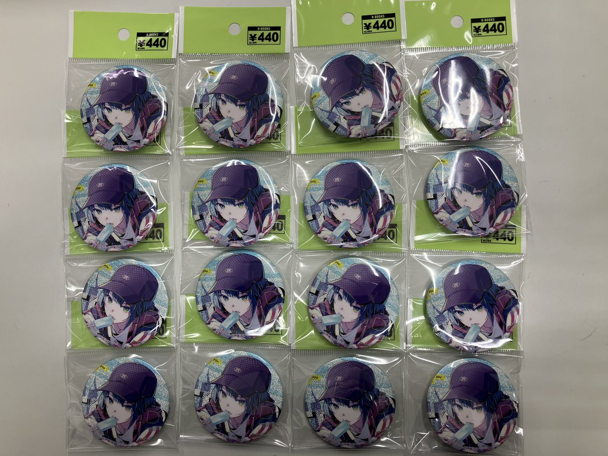入荷情報】 プロジェクトセカイ グリッター缶バッジ 桐谷遥 まとめて