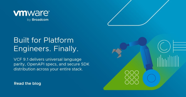 payamit1's tweet photo. Infrastructure you manage is overhead. Infrastructure you program is an advantage. VCF 9.1: API-first, unified SDK, real-time metrics, and official Terraform support. One platform. No feature gaps. Read more ➡️ https://t.co/RVTCB1Nqm3 https://t.co/YCOe8j7Ipa