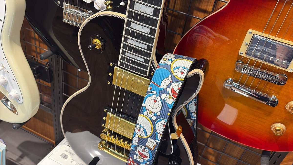 ドラえもんストラップ新入荷‼️ どんなギターやベースにもマッチ♪ #新 