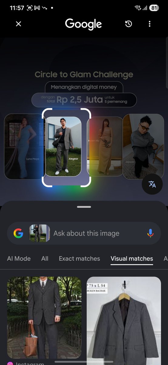 Harrryys_'s tweet photo. @samsungID #CircletoSearchWithGoogle 🤩🥰✨💙 suka banget sama Look-nya Alegeor, langsung pengen Check Out Semuanya! Circle it, that's all! So Easy, keren banget! #GalaxyS26 Series #CircletoGlam
@samsungID 🌞 https://t.co/BKdHX3q7s5