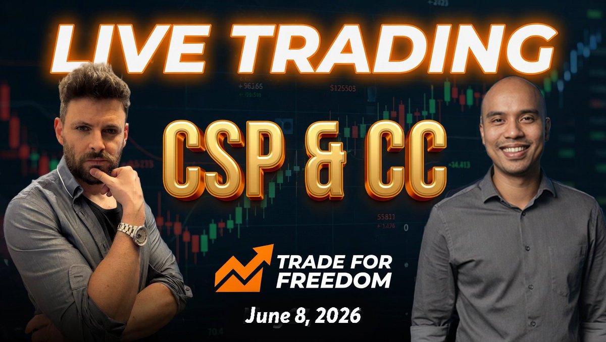 AvirudoiLa's tweet photo. Happy Monday! ๐ We're going LIVE right now โ come watch me sell cash-secured puts with the Wheel Strategy in real time ๐ ๐บ https://t.co/GOWdg9JG6Z๐ฌ Join our free Discord for the Zoom link โ https://t.co/DT2reDNCsr
#WheelStrategy #OptionsTrading #CashSecuredPuts #LiveTrading #StockMarket #OptionsIncome #TradingLive #LearnToTrade #PassiveIncome #Monday