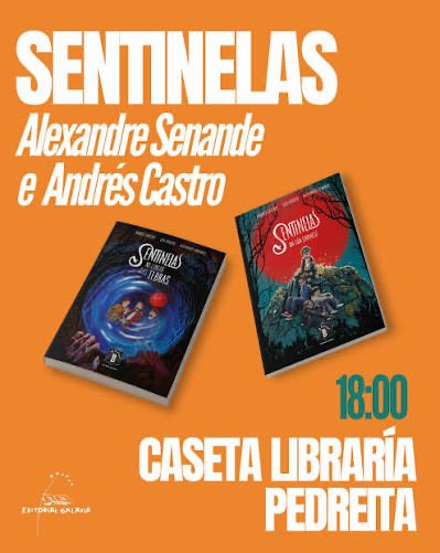 ACastroFilms's tweet photo. 📣 Sinaturas de ‘Sentinelas’
⌛️ Venres 12 xuño
📚 Feira do Libro de Redondela
📍Alameda de Castelao
🛖 Caseta da Libraría Pedreira
🕰️ 18:00h.
🤑 Desconto do 10% en cada exemplar

@LibrariasGal 
@EdGalaxia 
@libpedreira https://t.co/wkHENjybg4