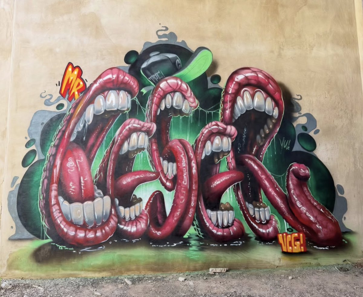al_crew's tweet photo. #graff #StreetArt #graffiti https://t.co/hQMSVtgqDr