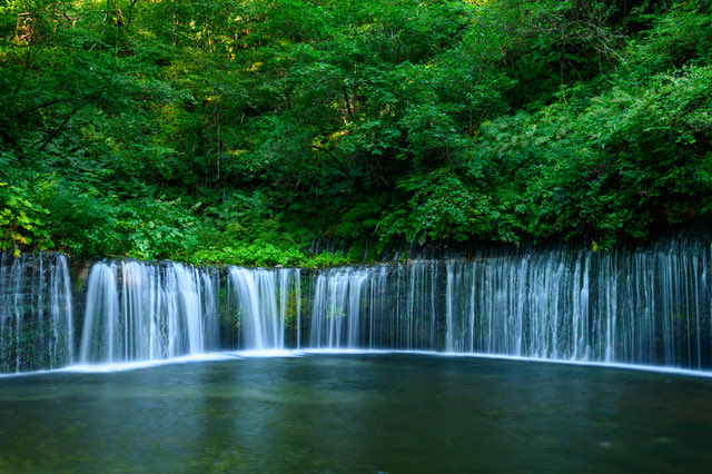 TokyuResortCorp's tweet photo. 【軽井沢】白糸の滝
 
【Karuizawa】Shiraito Fall

提供：Nature Catcher Japan / PIXTA(ピクスタ) https://t.co/4ZqnfmOFm6