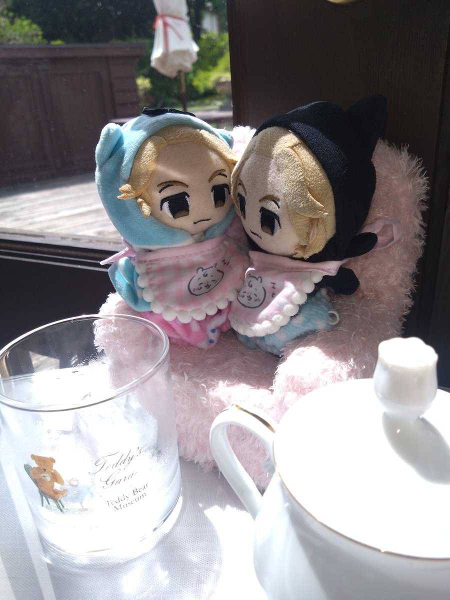 fuwadayooo's tweet photo. くまさんカフェ　

ぬいちーね❤ https://t.co/f1ogPNMOax