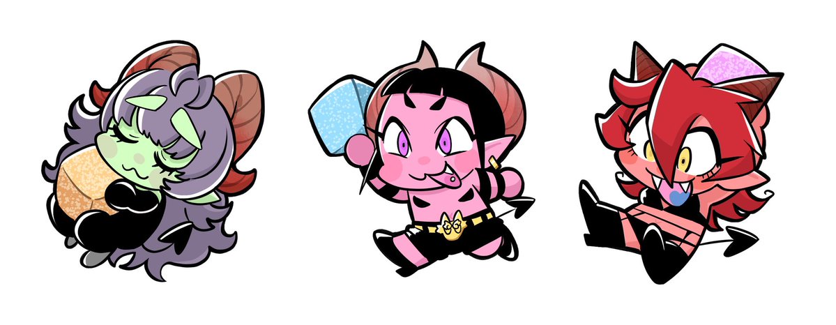 ha___mo___'s tweet photo. サシーレに使ったレガマムちゃん♡+タフグミ🔷
キャラデ天才すぎて描くのめっちゃ楽しかったー♪ https://t.co/uL8o0CM439