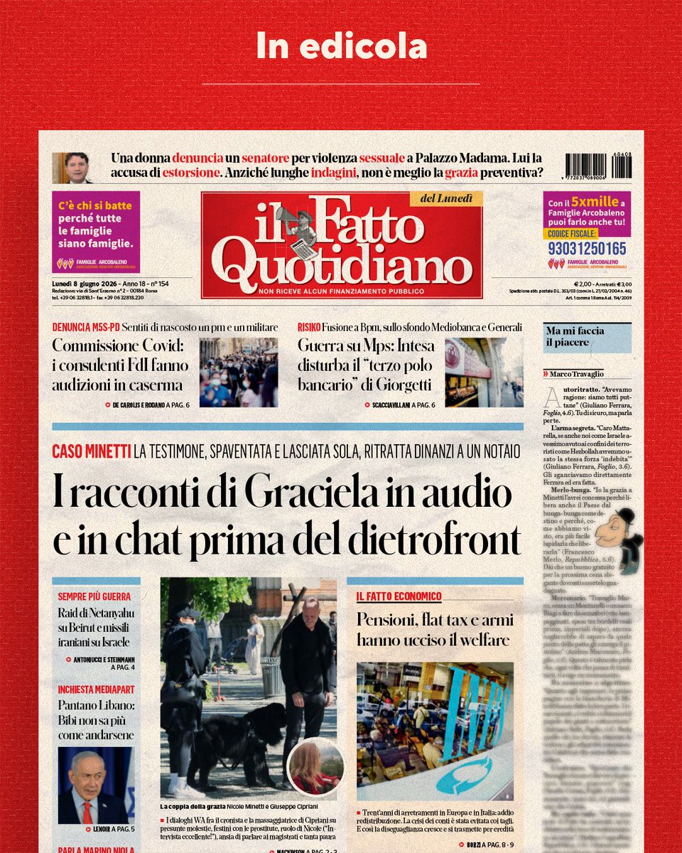 fattoquotidiano's tweet photo. I racconti di Graciela in audio e in chat prima del dietrofront

Leggi il Fatto Quotidiano👉https://t.co/7eOLwr7iO2
#ilfattoquotidiano #informazione https://t.co/s8LTtYjyNE