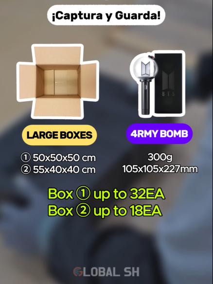 GlobalSH_kr's tweet photo. Did you all want to know the answer to this??
Plz RT and share this for everyone,
bc our DMs are literally exploding rn!ใ
ใ
ใ
๐
Here is the maximum number of ARMY BOMBs that can fit into the largest box we mainly use at #GlobalSH!๐๐
We calculated this leaving just enough room
for safe bubble wrap packaging๐
"Please cut down the box size as much as possible!" โ๏ธ
"Safety first for my customers! Please bubble wrap each one individually." ๐ก๏ธ
Whatever your packaging request is,
it is ALWAYS welcome!
Your custom requests are always our No.1 priority.๐ฅ
โญ And here is a flex:
Out of over 500+ ARMY BOMBs shipped worldwide from our Global SH Korean warehouse,
we have had exactly ZERO cases of misdelivery or damage! ๐ฏ๐ฏ๐
Our goal will always be 0% issues,
100% safety. Forever! ๐โจ
#KoreanWarehouse #Kaddy #KpopProxy