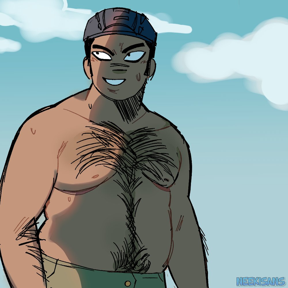 Neekisans's tweet photo. Sunny day #Dorohedoro #Aikawa https://t.co/JmjHDcByI3