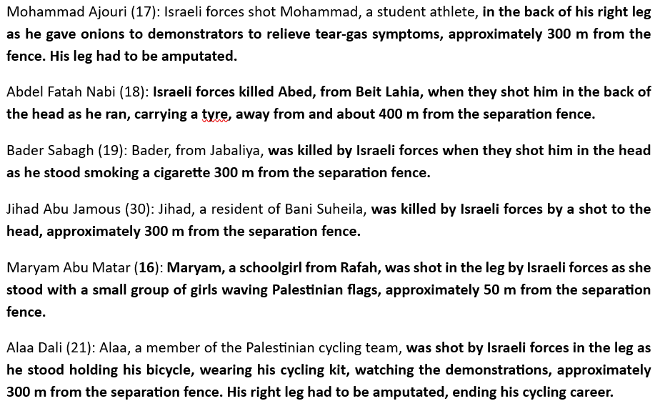 kkalev's tweet photo. @GenocideSmurf @Frances_Coppola Yeah, sorry didn't happen, the 2018 March of Return was an Israeli killing spree leaving thousands disabled

Report of the independent international commission of inquiry on the protests in the Occupied Palestinian Territory: https://t.co/PjOkAEcvKL https://t.co/gw3E4jdguC